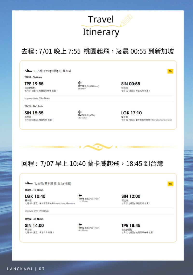 蘭卡威手冊第 4 頁