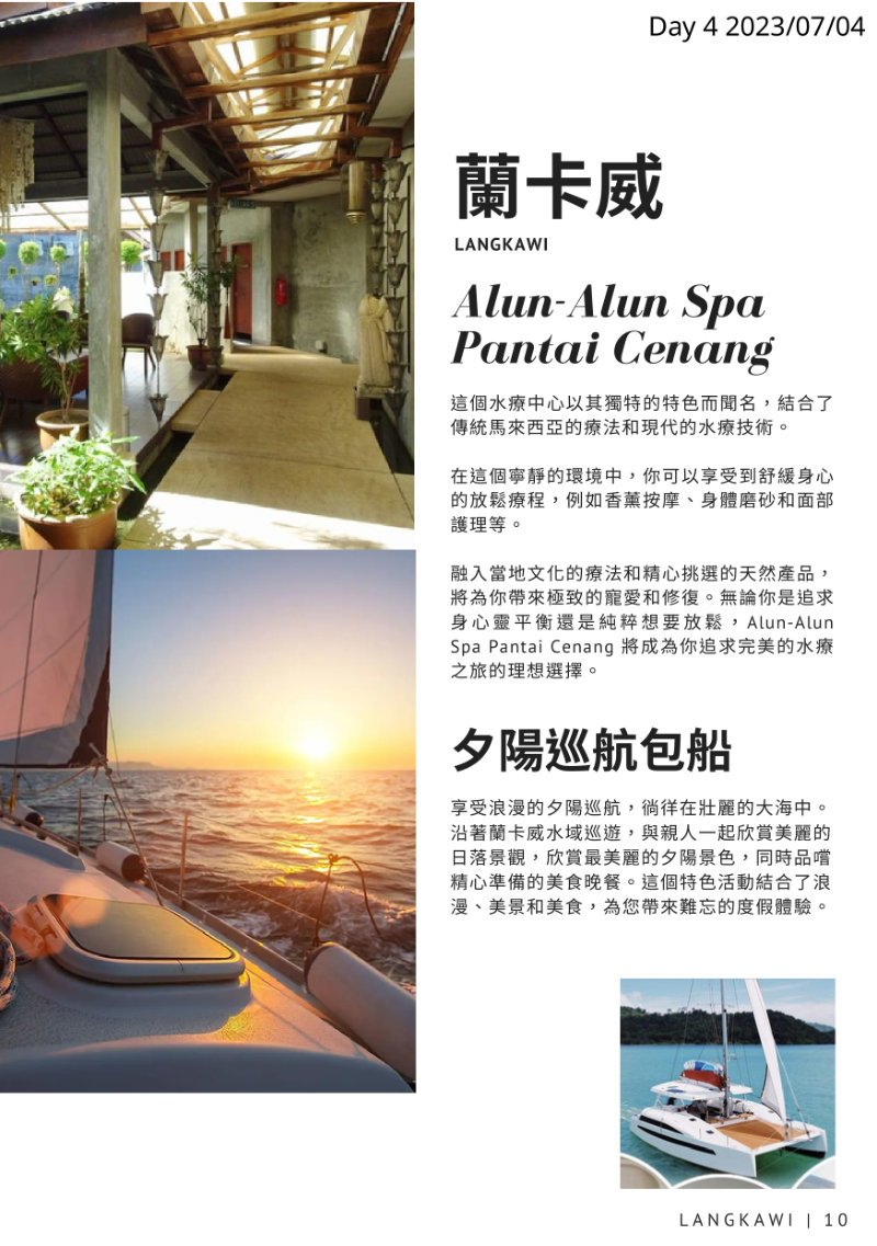 蘭卡威手冊第 11 頁